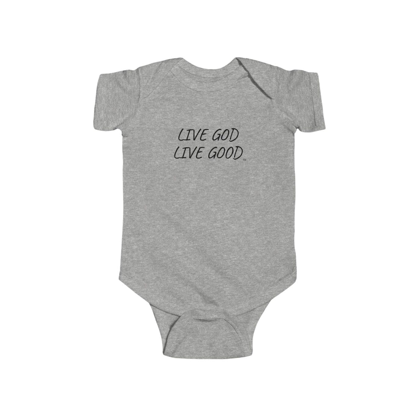 Infant Fine Jersey Bodysuit LIVE GOD LIVE GOOD TM - Image 5