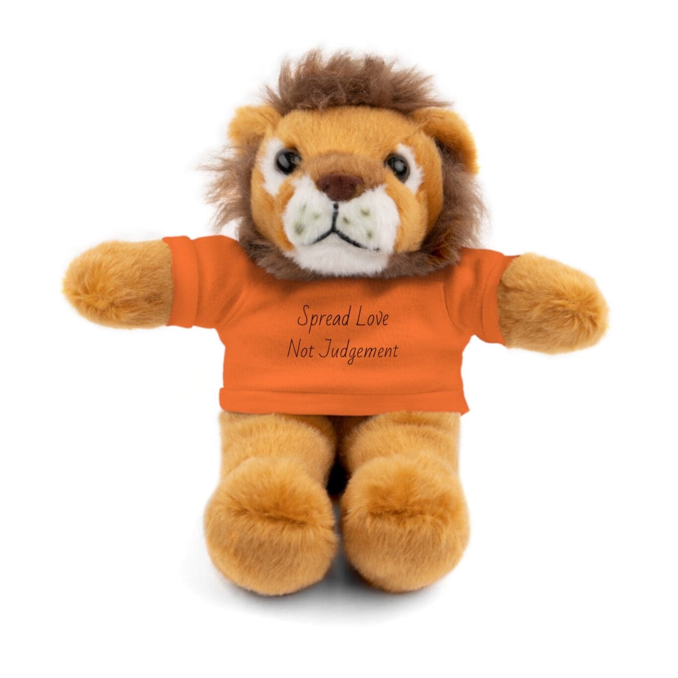 A Stuffed Animal with Tee Spread Love Not Judgement TM - Image 49