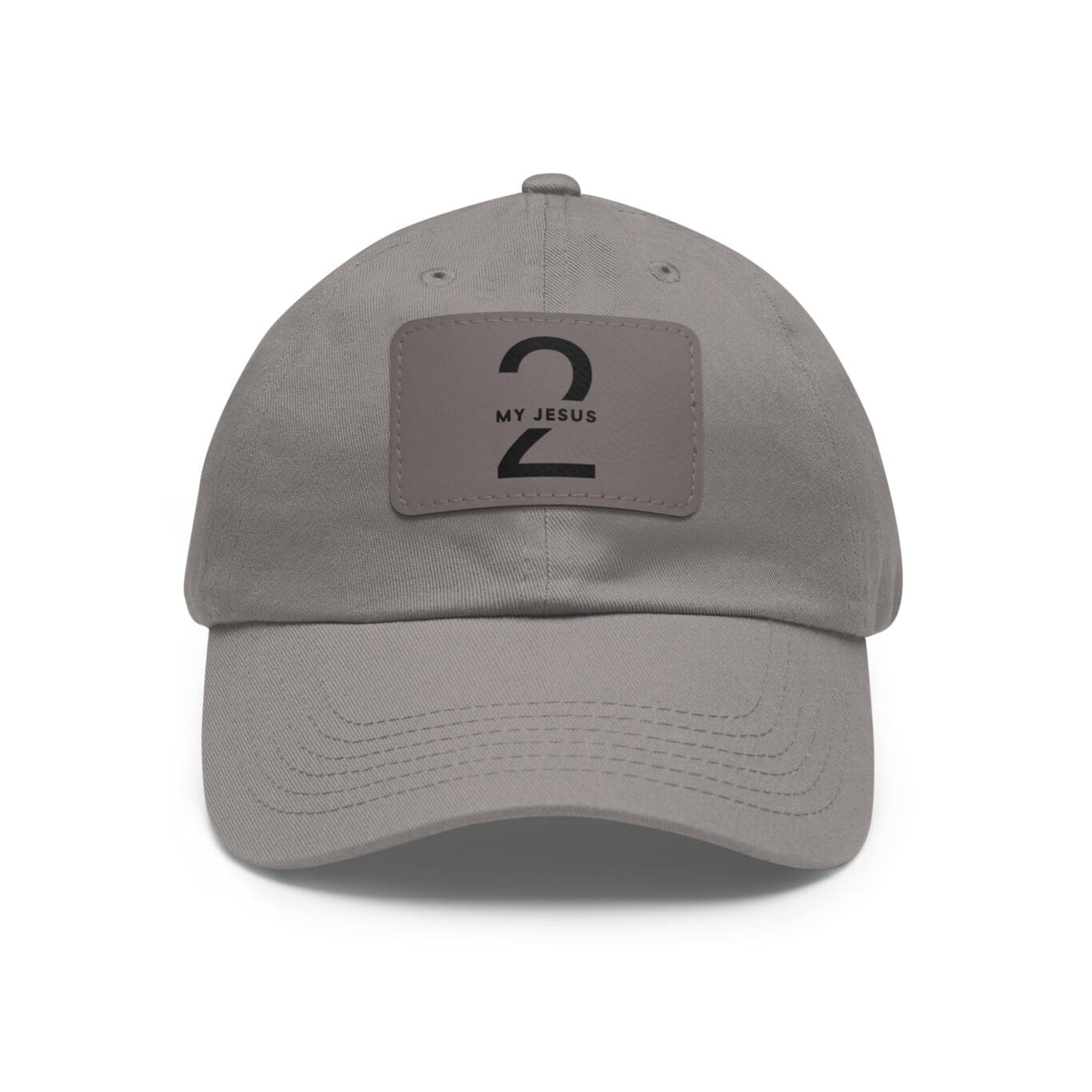 Hat with Leather Patch (Rectangle) My Jesus 2 Logo TM - Image 17