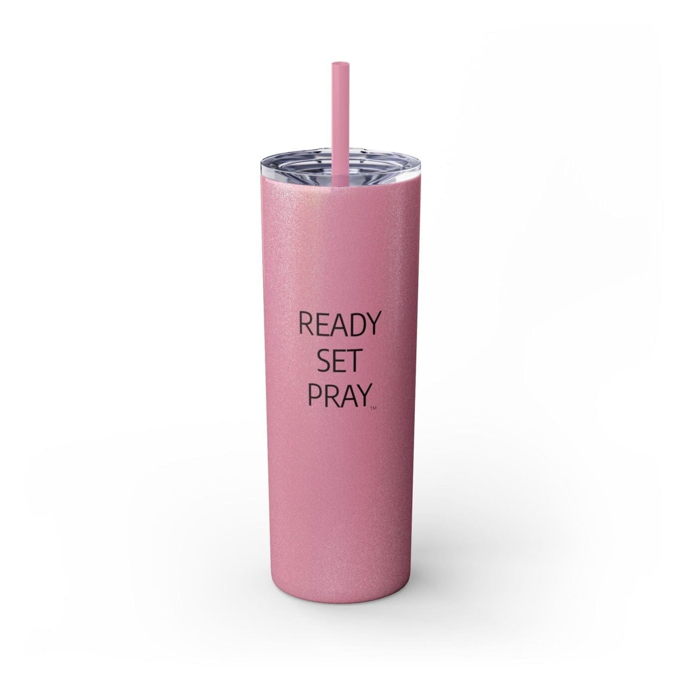 Cup Skinny Tumbler with Straw, 20oz READY SET PRAY TM - Image 17
