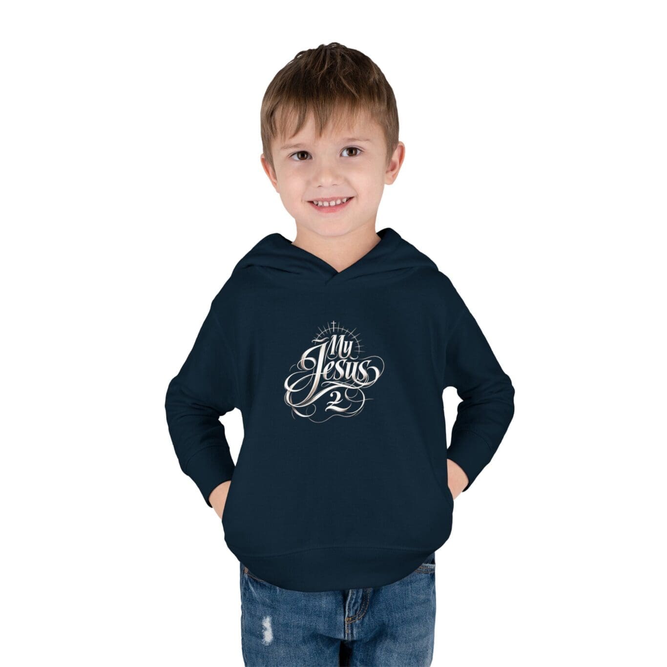 Toddler Pullover Fleece Hoodie My Jesus 2 TM - Image 14
