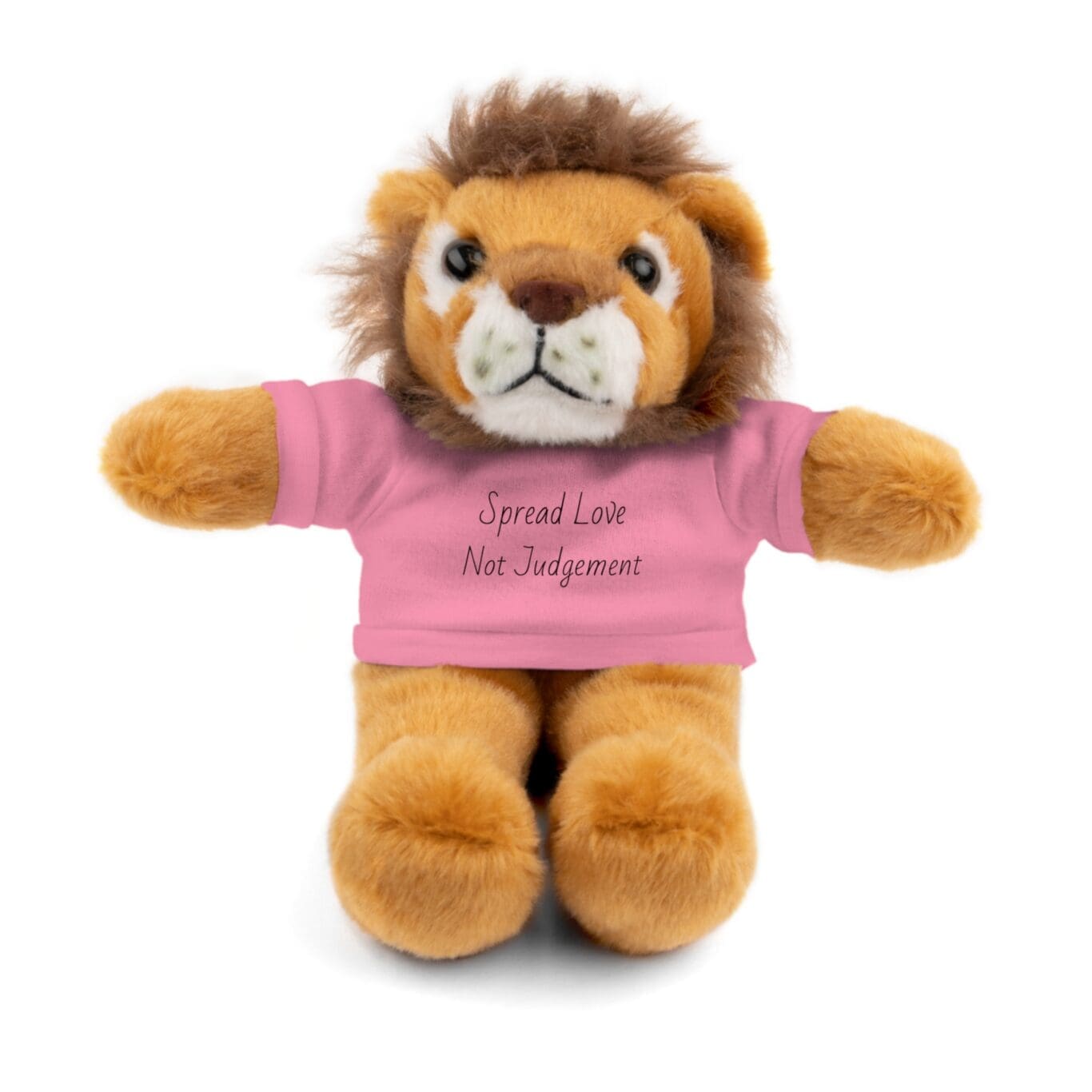 A Stuffed Animal with Tee Spread Love Not Judgement TM - Image 64