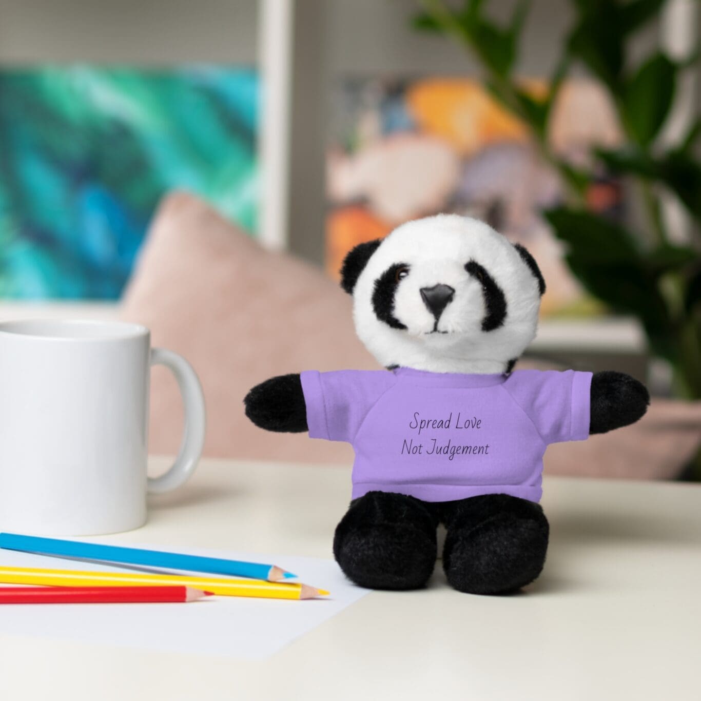 A Stuffed Animal with Tee Spread Love Not Judgement TM - Image 18