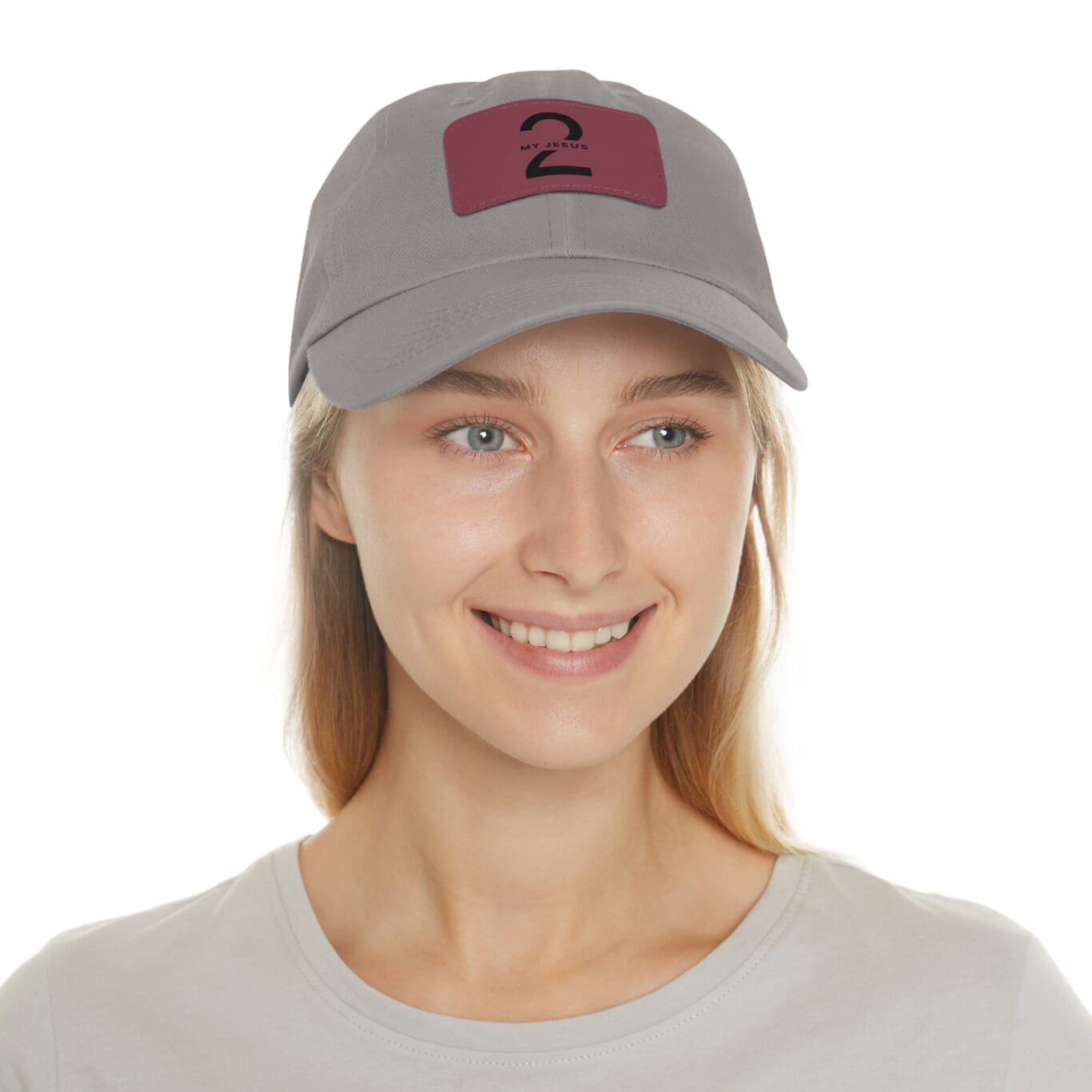 Hat with Leather Patch (Rectangle) My Jesus 2 Logo TM - Image 28