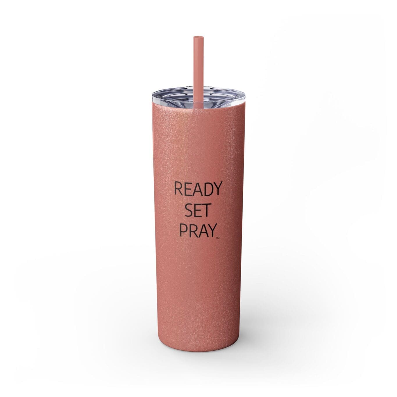 Cup Skinny Tumbler with Straw, 20oz READY SET PRAY TM - Image 11