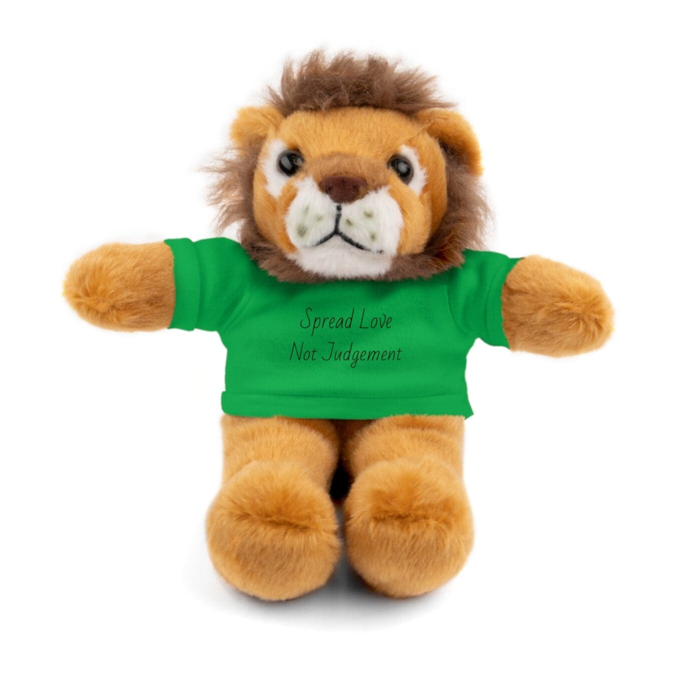 A Stuffed Animal with Tee Spread Love Not Judgement TM - Image 100