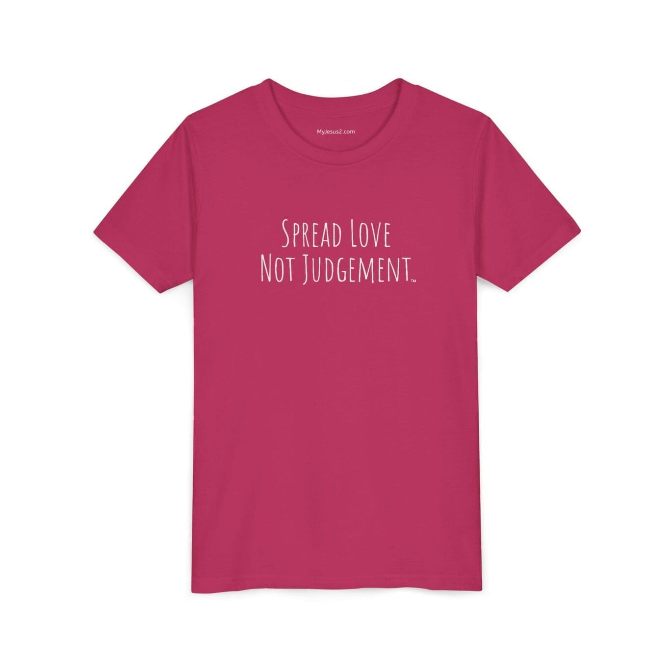 Spread Love Not Judgement Youth Short Sleeve Tee TM - Image 7
