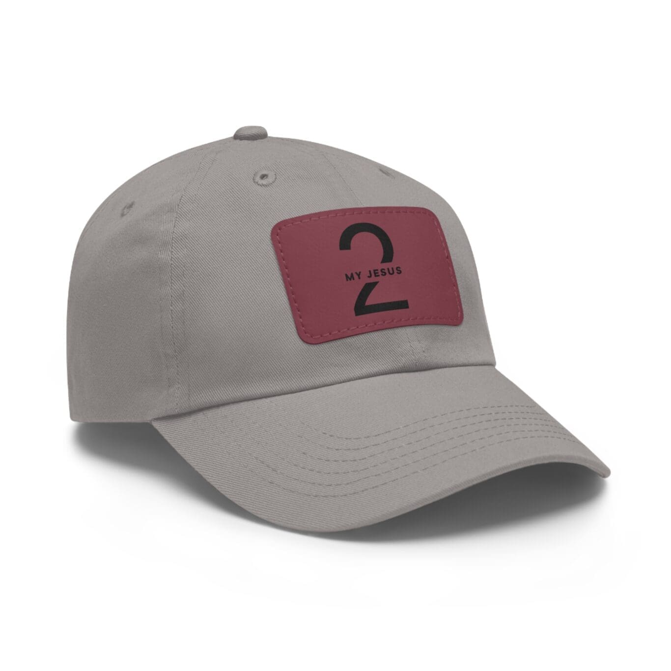 Hat with Leather Patch (Rectangle) My Jesus 2 Logo TM - Image 26