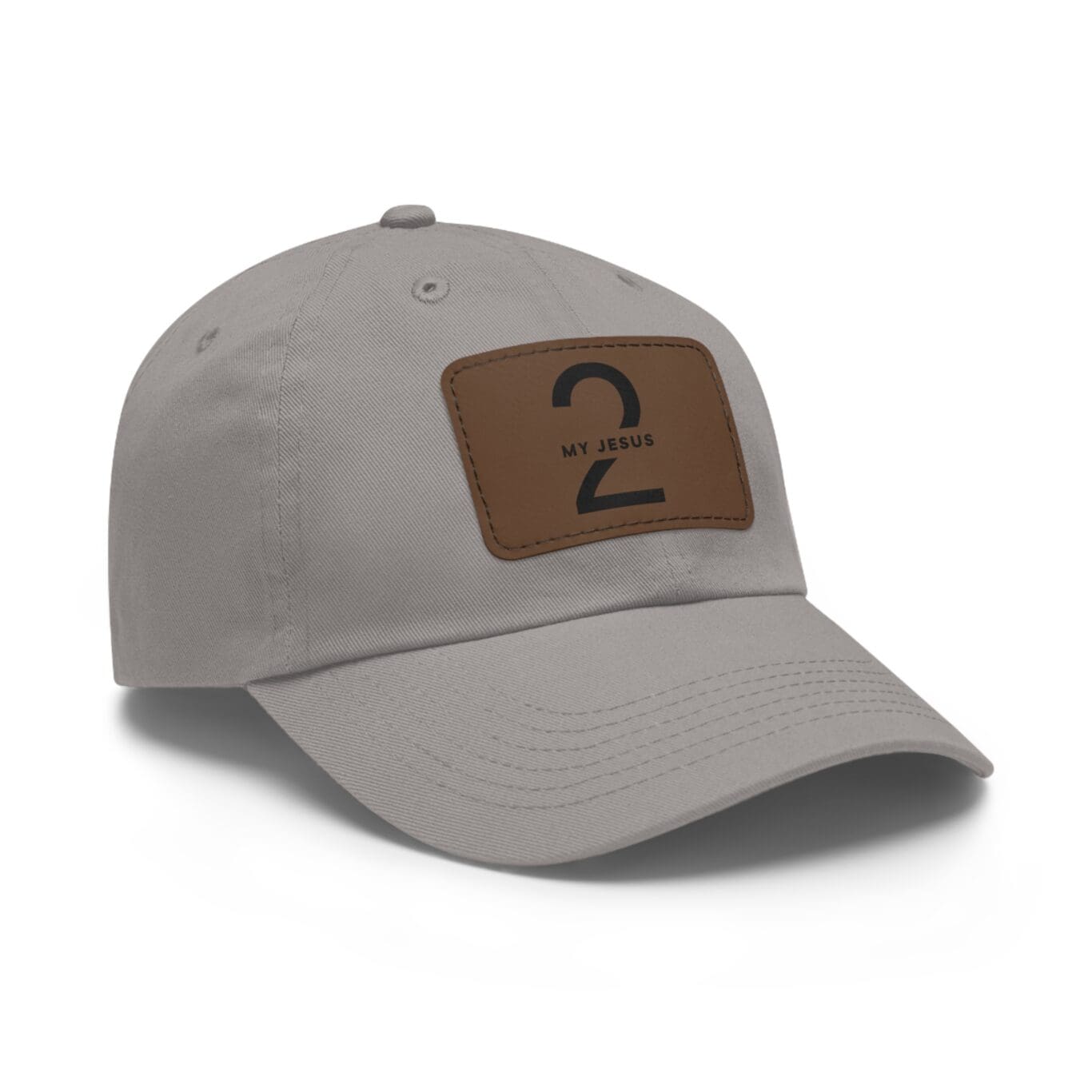 Hat with Leather Patch (Rectangle) My Jesus 2 Logo TM - Image 22