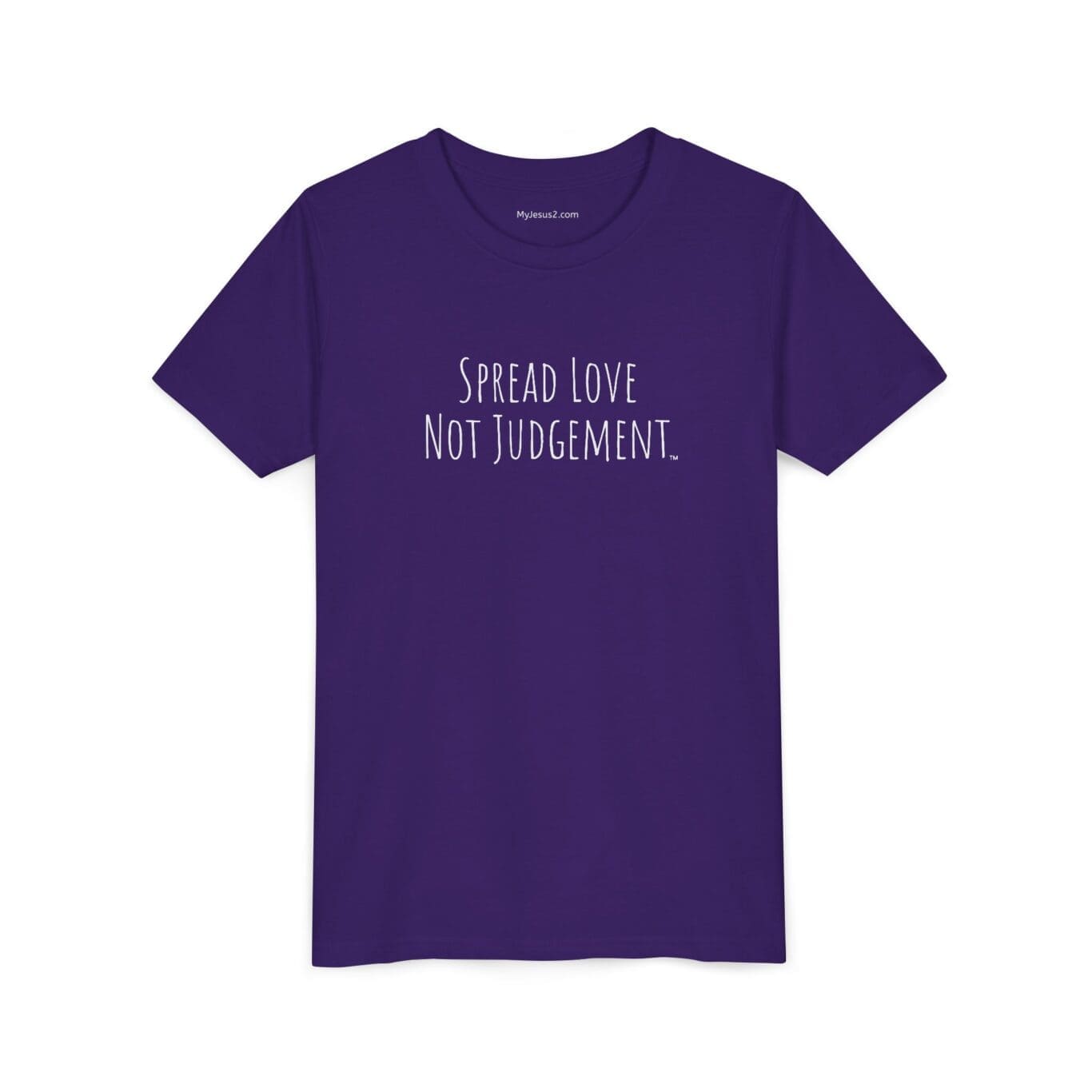 Spread Love Not Judgement Youth Short Sleeve Tee TM - Image 6