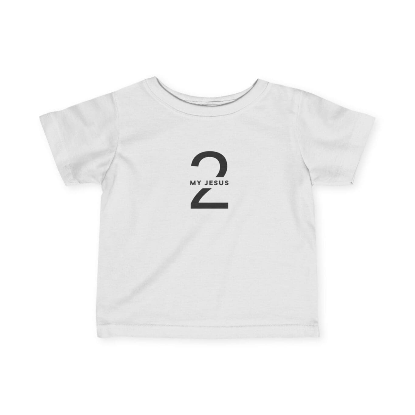 Infant Fine Jersey Tee My Jesus 2 Logo TM - Image 3