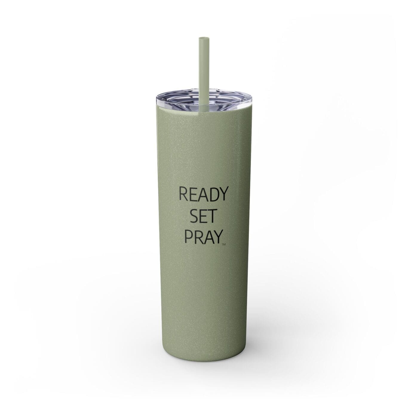 Cup Skinny Tumbler with Straw, 20oz READY SET PRAY TM - Image 21
