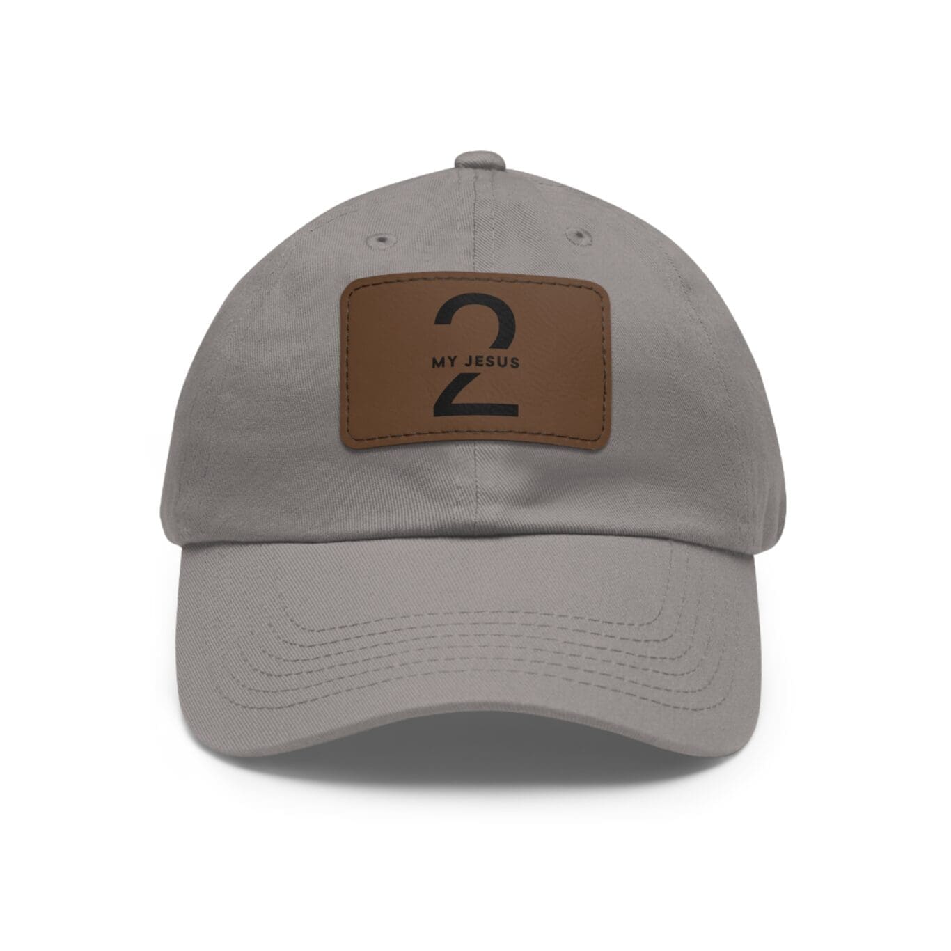Hat with Leather Patch (Rectangle) My Jesus 2 Logo TM - Image 21