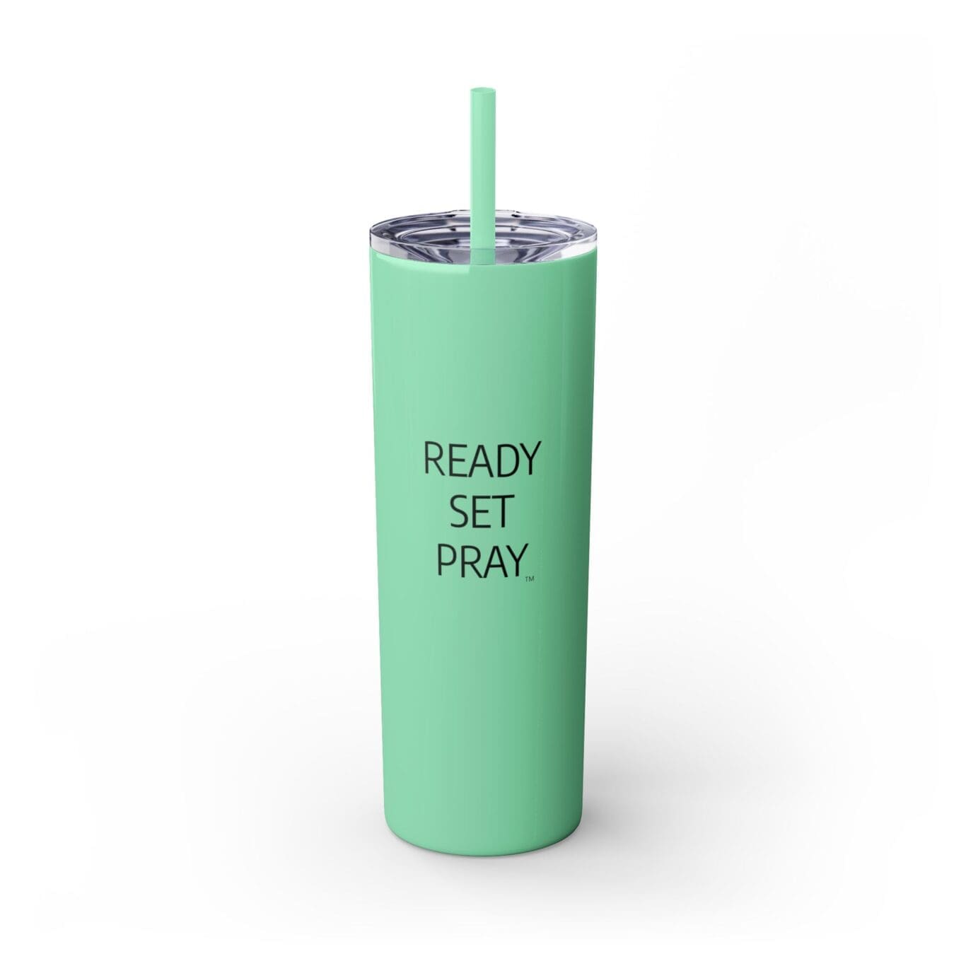 Cup Skinny Tumbler with Straw, 20oz READY SET PRAY TM - Image 23