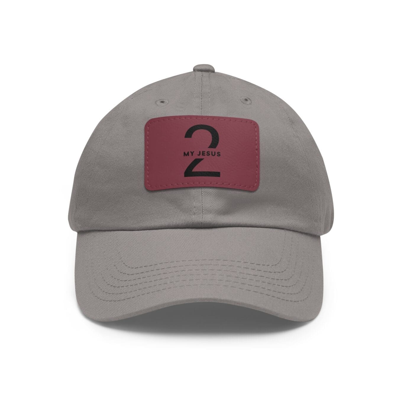 Hat with Leather Patch (Rectangle) My Jesus 2 Logo TM - Image 25