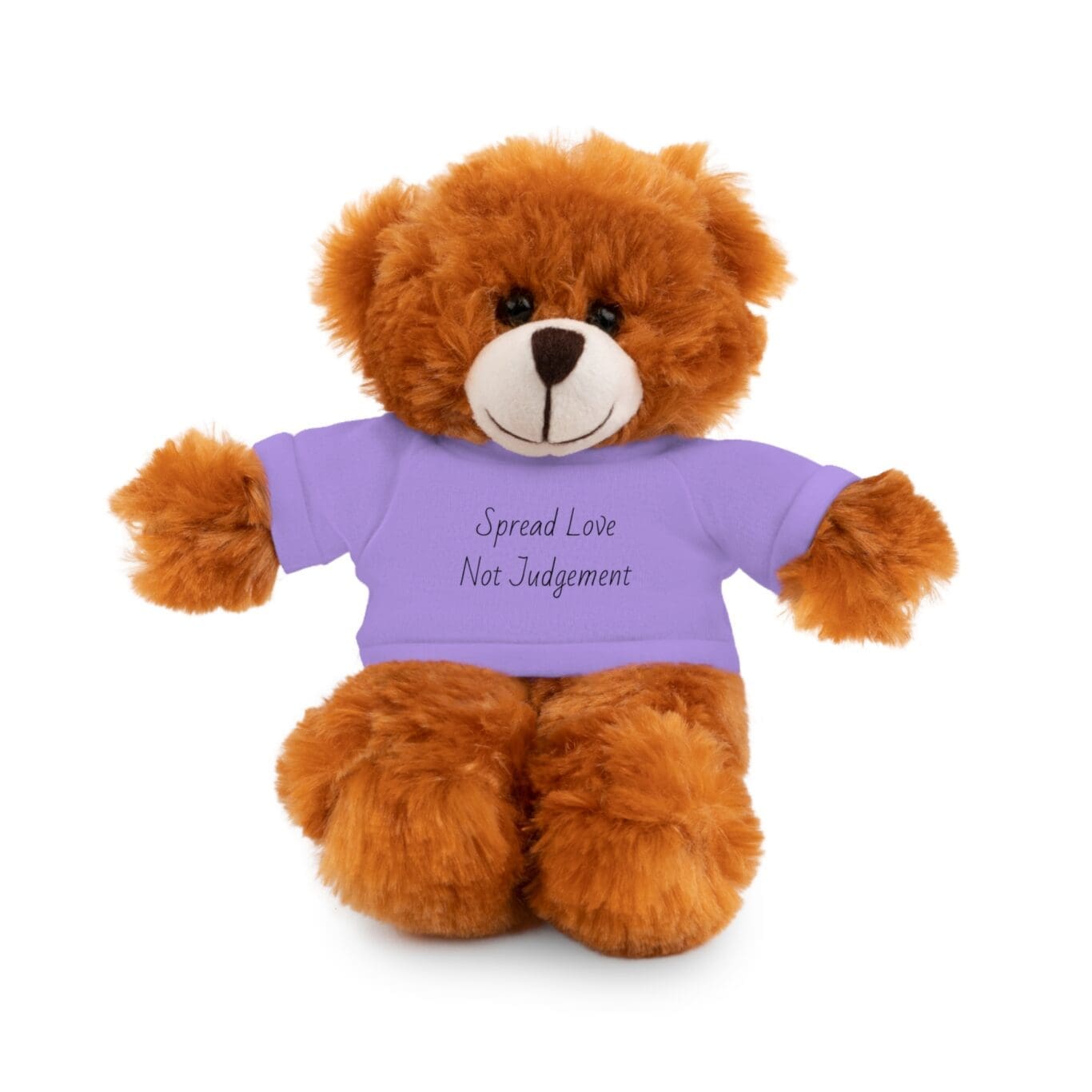 A Stuffed Animal with Tee Spread Love Not Judgement TM - Image 4