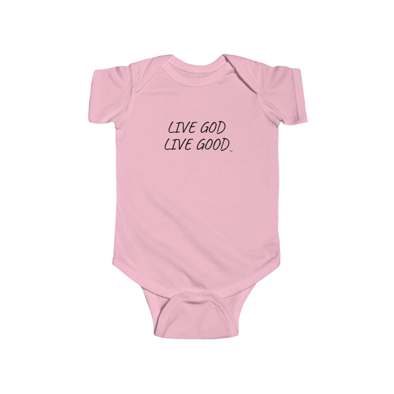 Infant Fine Jersey Bodysuit LIVE GOD LIVE GOOD TM