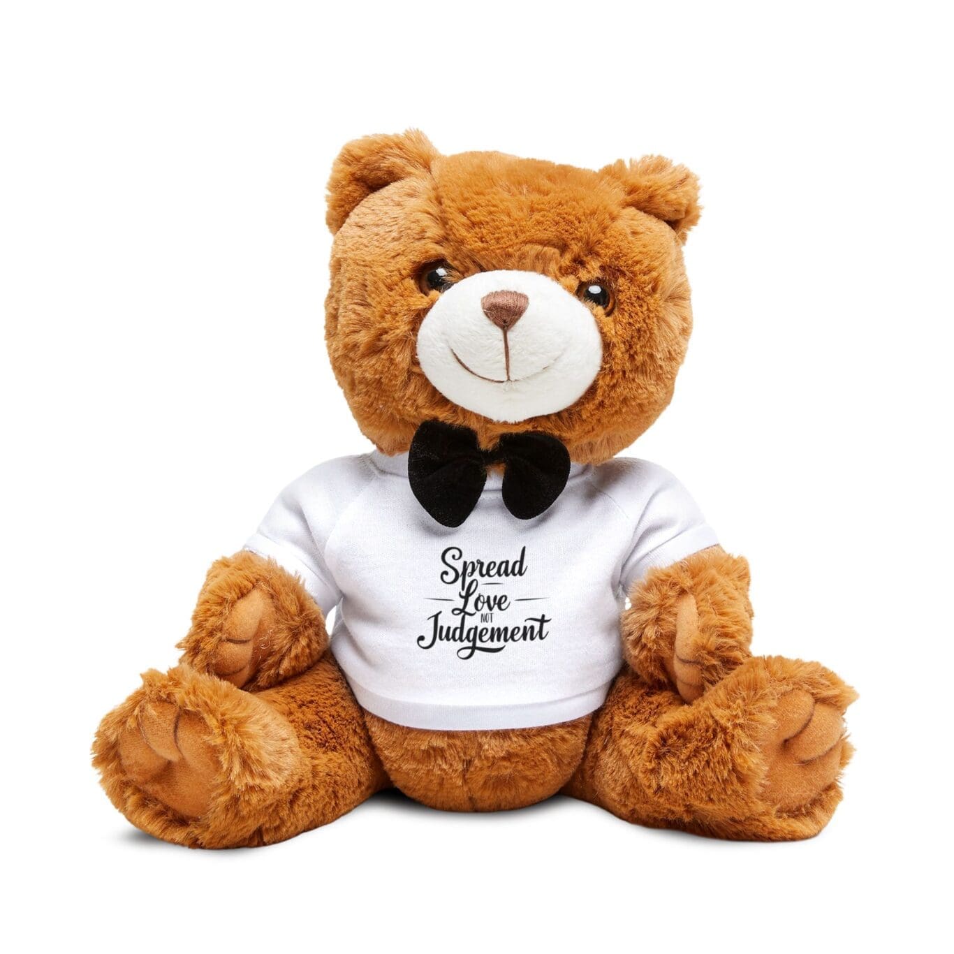 A Teddy Bear with T-Shirt Spread Love Not Judgement TM - Image 2