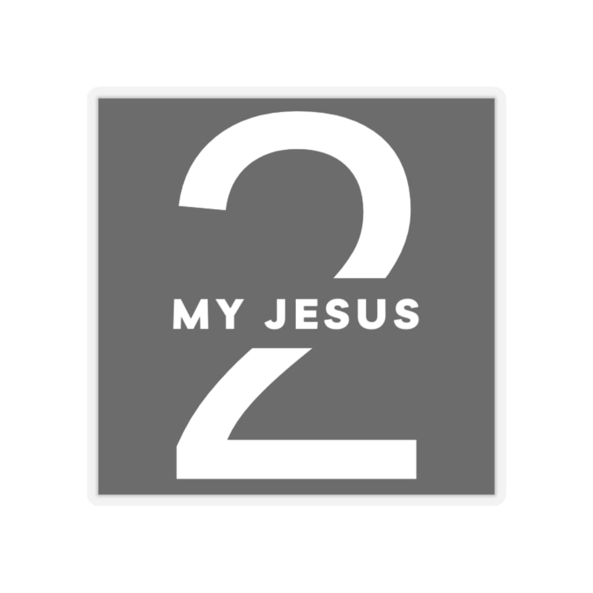 Kiss-Cut Stickers My Jesus 2 Logo TM - Image 7