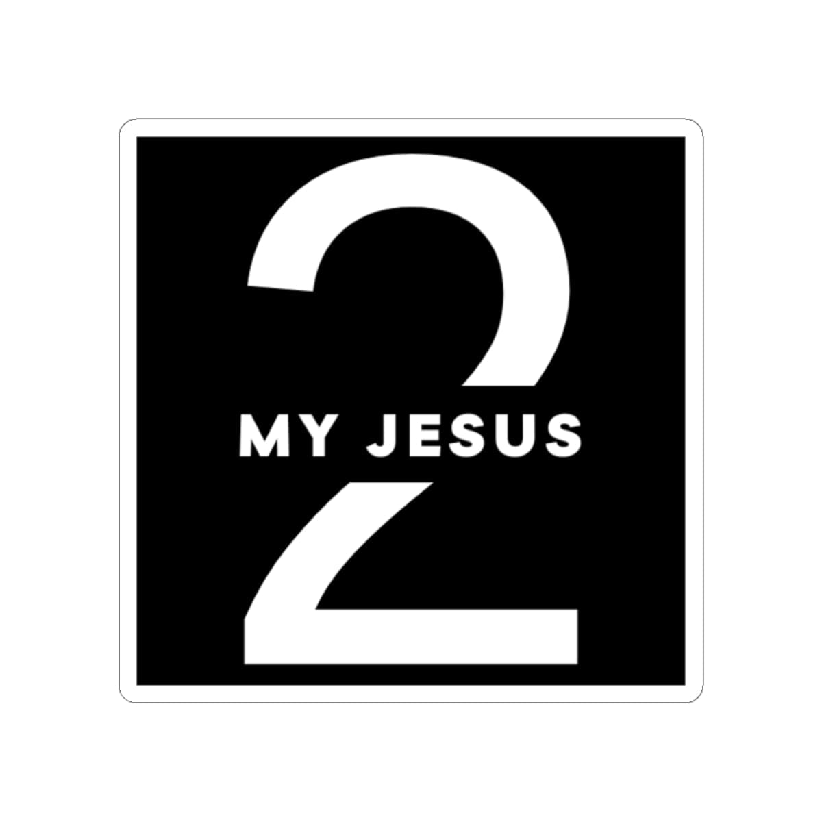 Kiss-Cut Stickers My Jesus 2 Logo TM - Image 10