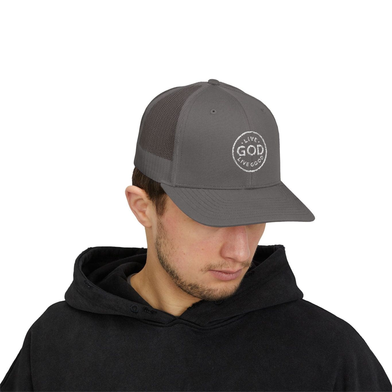 A Snapback Trucker Cap LIVE GOD LIVE GOOD TM - Image 15