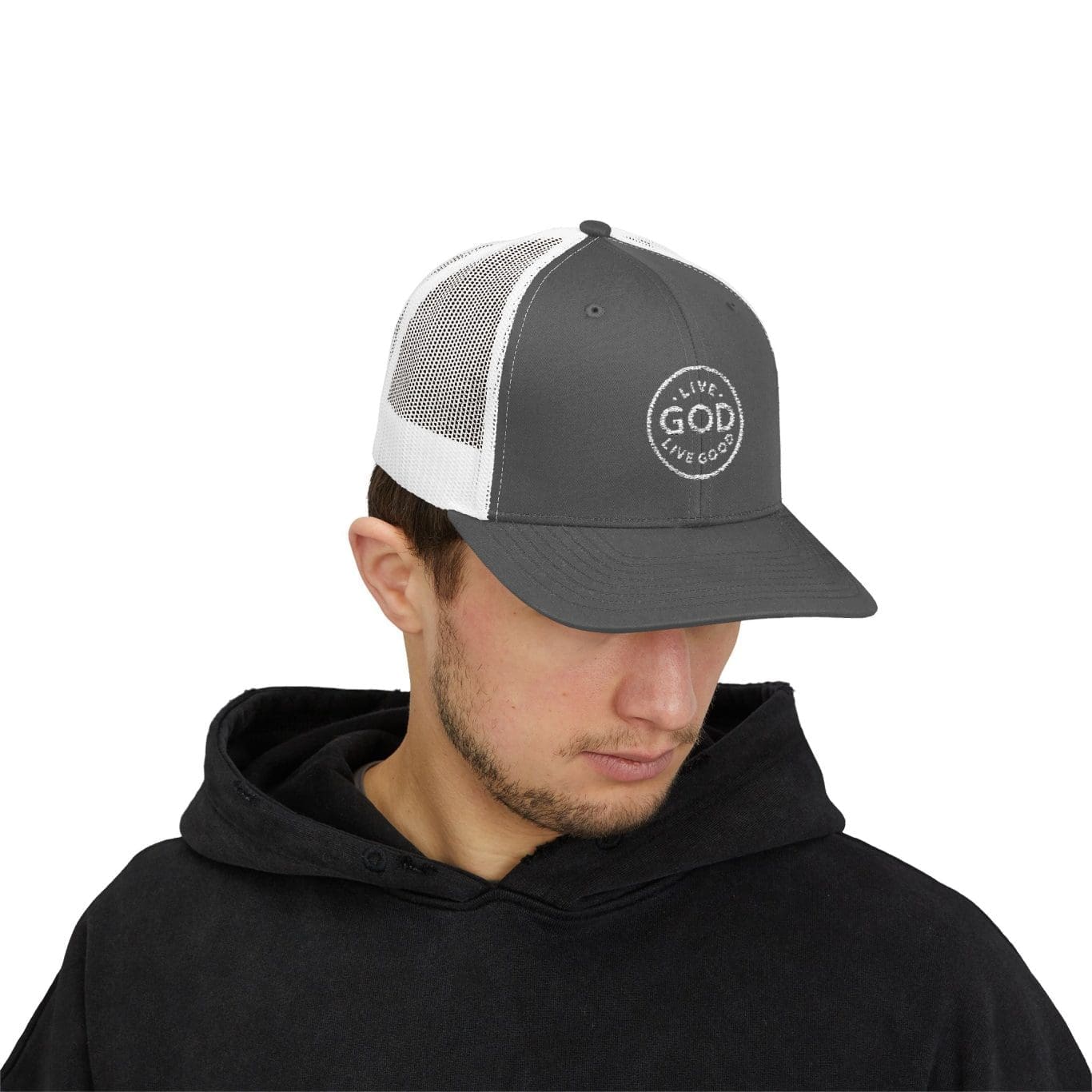 A Snapback Trucker Cap LIVE GOD LIVE GOOD TM - Image 19