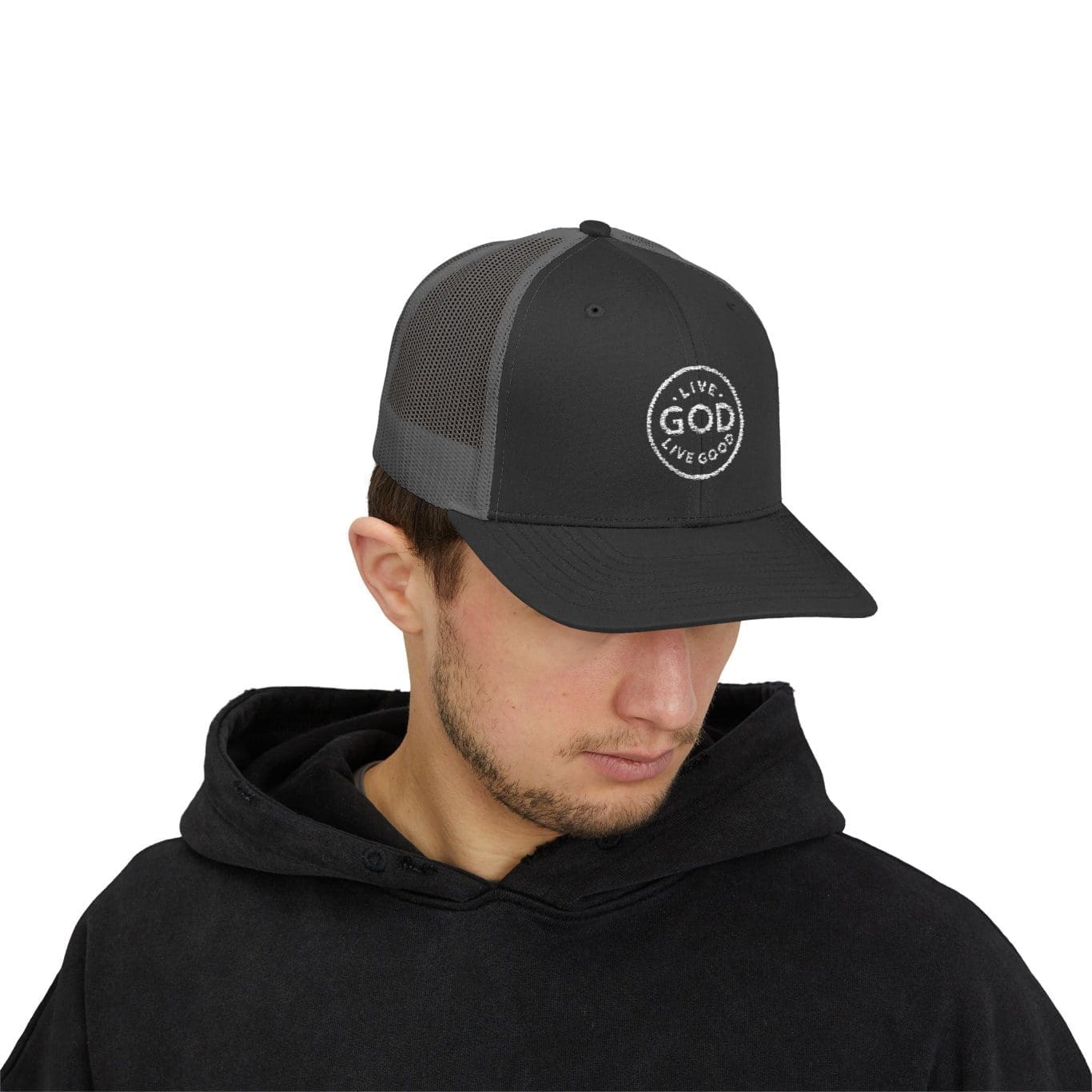A Snapback Trucker Cap LIVE GOD LIVE GOOD TM - Image 27