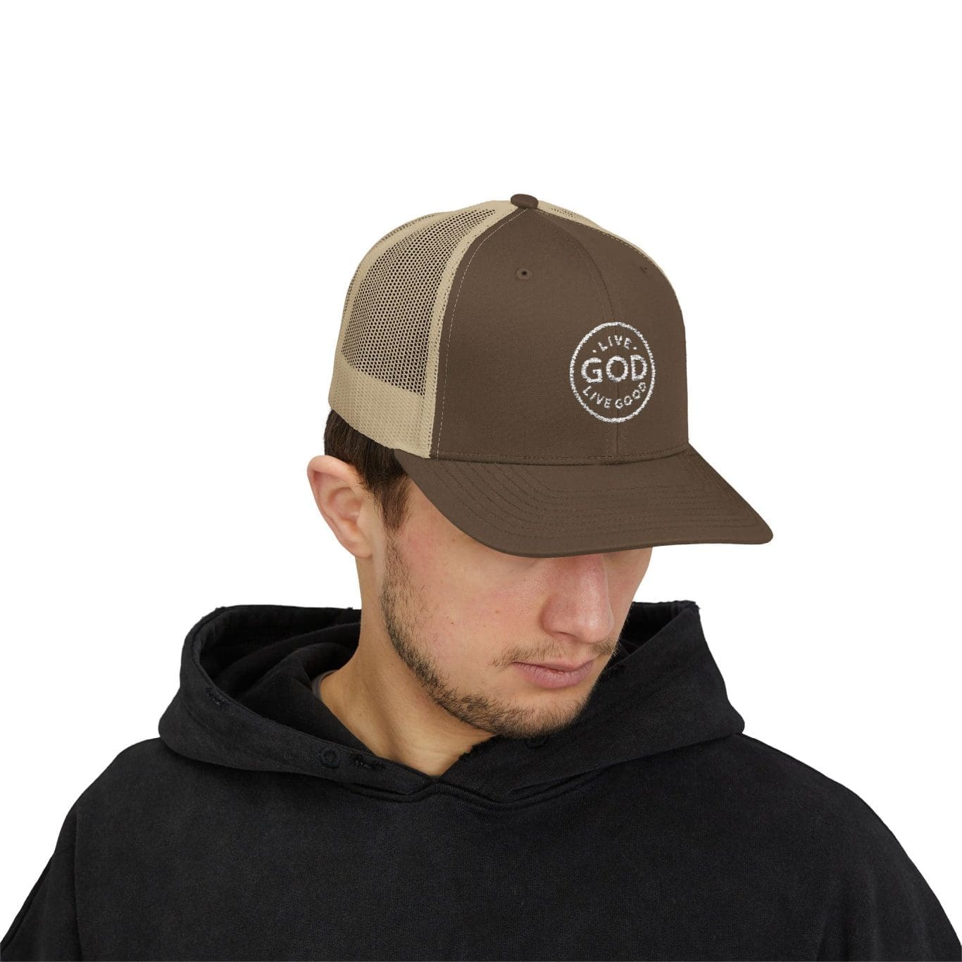 A Snapback Trucker Cap LIVE GOD LIVE GOOD TM - Image 51